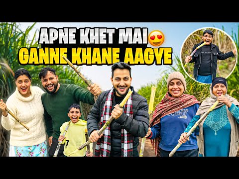 Apne Khet Mai Ganne Khane Aagye😍 | Vinay Thakur Vlogs