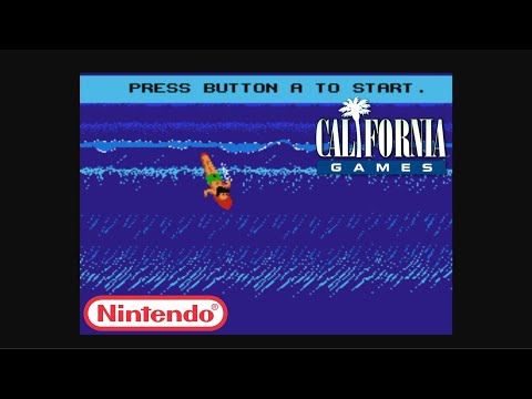 California Games surfing gameplay Nintendo