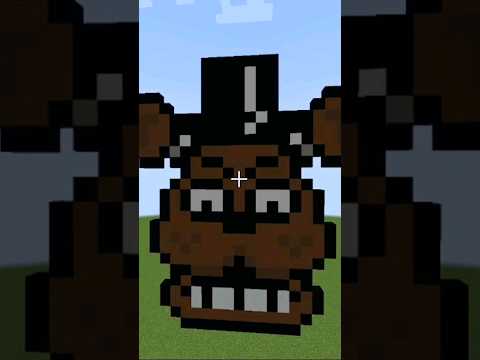 Capybara Builds - *Cool* Minecraft Build: Freddy Fazbear 🐻 || #shorts #minecraft
