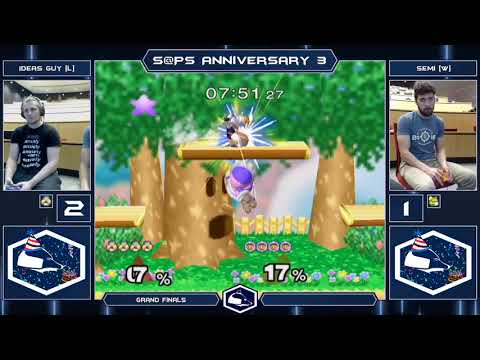 Anniversary 3 Melee Singles - Ideas Guy (Sheik/Fox) vs Semi (Fox/Icies/Marth) - Grand Finals