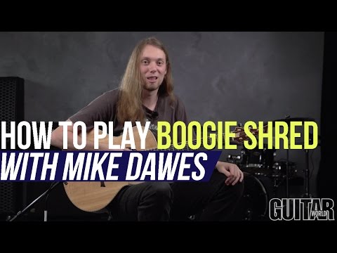 Mike Dawes - How to Play "Boogie Shred" - Percussive Acoustic Guitar Techniques