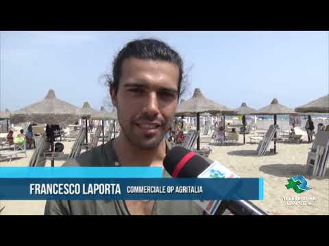 BARLETTA  Fruit&Salad on the Beach TG Teleregione 10 08 2021