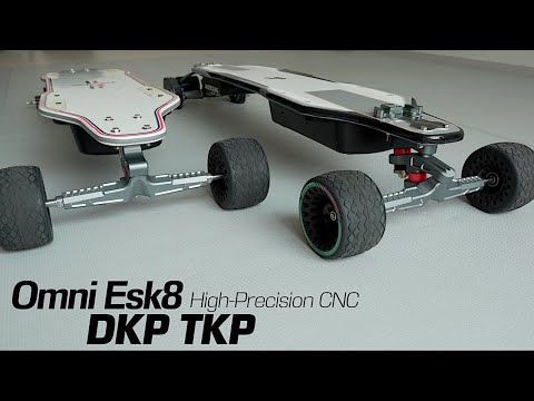 #183 [Esk8 stuff] Omni Esk8 13" DKP / TKP High-Precision CNC Truck Set - It's a piece of art