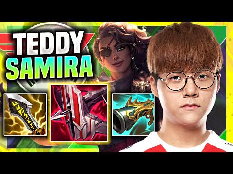 TEDDY DESTROYING WITH SAMIRA! - T1 Teddy Plays Samira ADC vs Varus! | Season 11