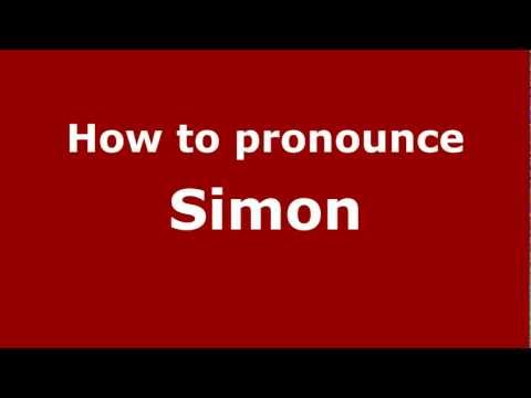 How to Pronounce Simon - PronounceNames.com