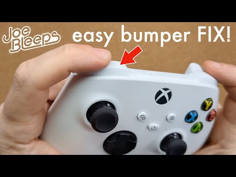 How to fix broken bumpers on Xbox Series S or X controller - no new parts needed!