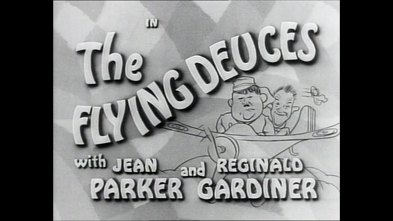 Laurel & Hardy in THE FLYING DEUCES (high quality DVD print)
