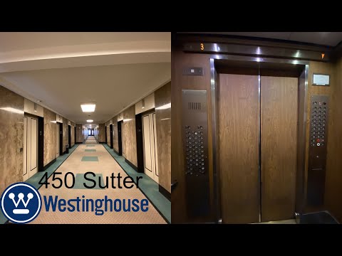 Beautiful Westinghouse Traction elevators @ 450 Sutter St - San Francisco, CA.