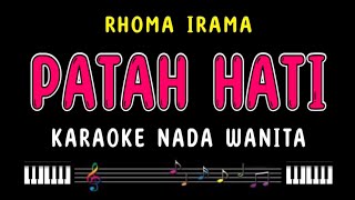 Download lagu PATAH HATI - Karaoke Nada Wanita [ RHOMA IRAMA ] mp3