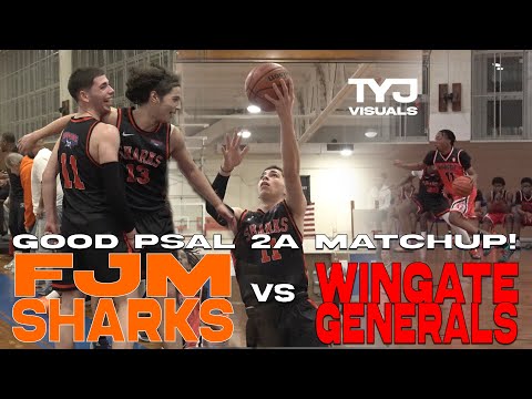 FJM Sharks Vs Wingate Generals (1/16/26) |PSAL NYC BASKETBALL! 🔥🏀|