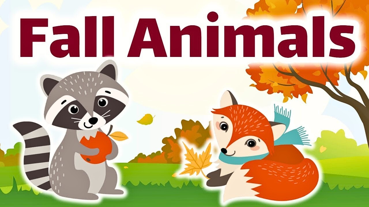 Fall Animals for Kids | Autumn Lesson Video