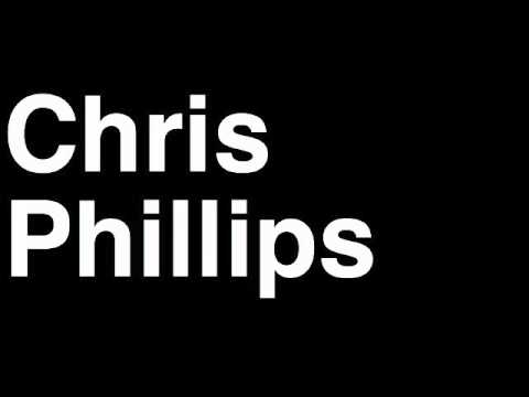 How to Pronounce Chris Phillips Ottawa Senators NHL Hockey Player Runforthecube