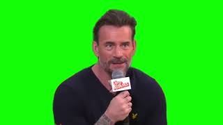 CM Punk “I live rent-free in all these dudes heads, I don’t think about them” green screen