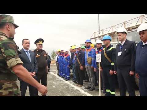 FHN-in Gəncə Regional Mərkəzi mülki müdafiə məşqi keçirib