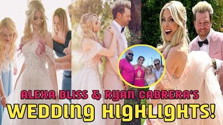 Alexa Bliss and Ryan Cabrera&#39;s Wedding Highlights! Dance Party, Fun &amp; More...