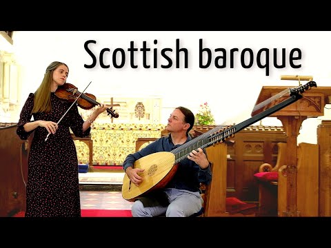 Scottish baroque music by General John Reid, performed by Phantasia on baroque violin and theorbo
