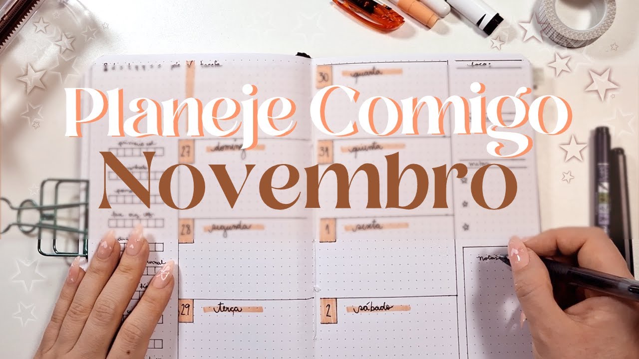 Planeje Comigo | Bullet Journal 💫 Novembro