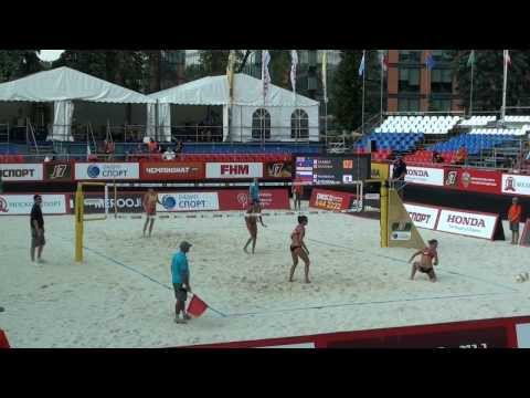Beach volleyball Moscow Grand Slam 2013. 22.08.2013. Moiseeva - Syrtseva vs. Bawden - Clancy