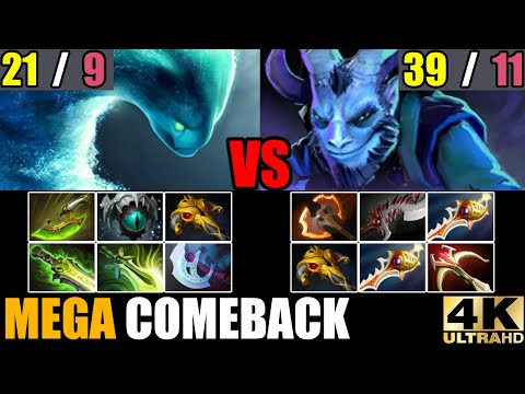 Max Agility Combo Morphing VS Pro Riki 39 Kills - Epic Mega Creeps Comeback Dota 2 Pro Rank Gameplay