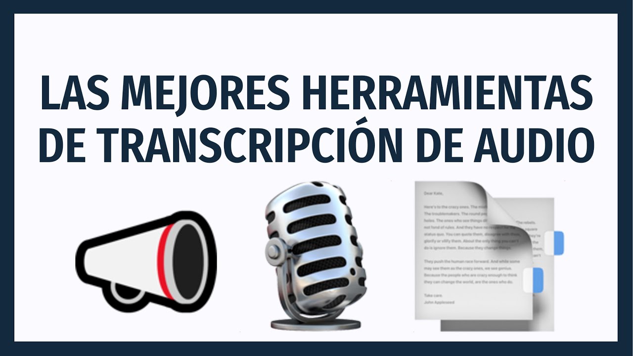 🎙️ Las mejores herramientas de transcripción de audio