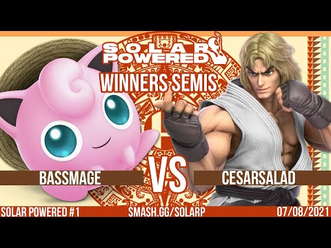 Solar Powered #1 - SSBU - LVD | BassMage (Jigglypuff) vs. CesarSalad (Ken) - Winners Semi-Finals