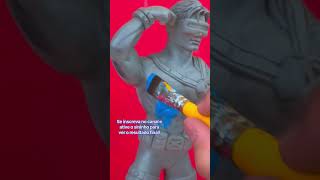 Começando a Pintura do Ciclope!! #pintuta #ciclope #arte #toymakeover