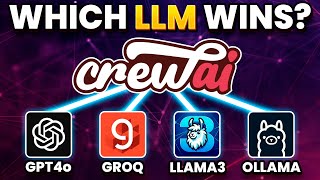 How to connect CrewAI to different LLMs (GPT4o, Groq, Llama3, Ollama) - Tutorial & LLM comparison