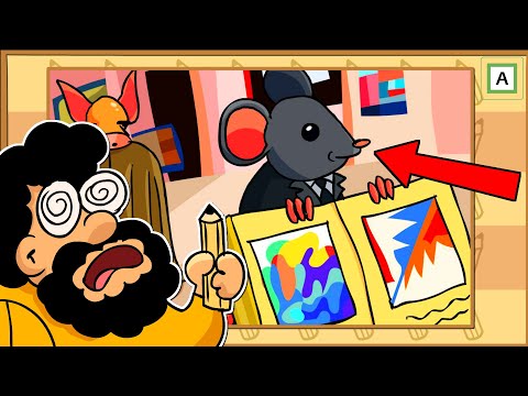 Teikner CRAZY Rottekunst! (Og Ein Katt)