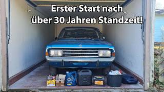 Läuft der Rekord nach über 30 Jahren Standzeit?│Opel Rekord C Scheunenfund│