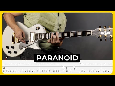 Paranoid - Black Sabbath | Tabs | Guitar Lesson | Cover | Tutorial | Solo | All Guitar Parts
