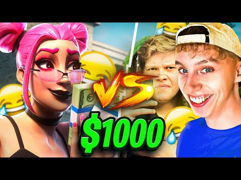€1000 BET against HUGO and NOOREAX..! 😂😭 (EXTREMELY FUNNY)