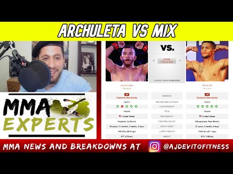 Bellator 246 Juan Archuleta vs Patchy Mix Prediction & Betting Odds