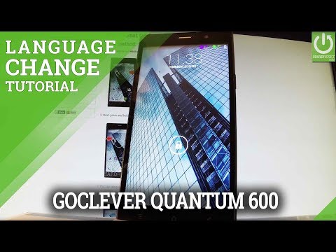How to Set Language in GOCLEVER Quantum 600 - Change Language