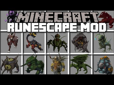Minecraft RUNESCAPE MOD / FIGHT AND SURVIVE THE EVIL RUNESCAPE MOBS!! Minecraft