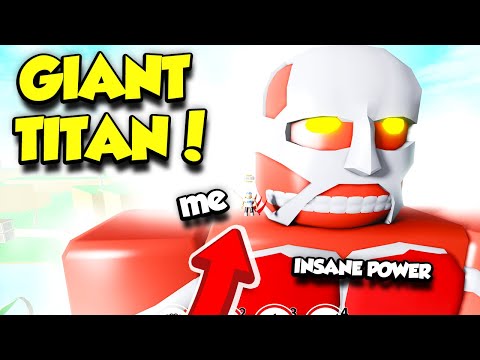 I Tried Becoming THE BIGGEST ARMORED TITAN In Anime Fighting Simulator But This Happened... (Roblox)
