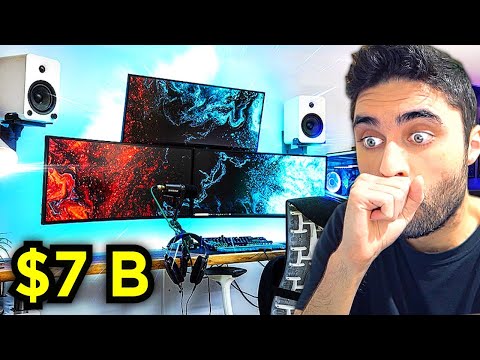 $7 Billion Gaming Setup... 😵 ( Ft. PewDiePie )