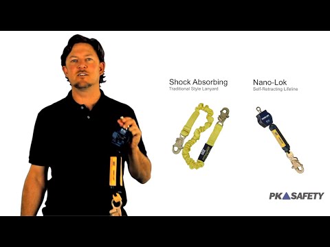 Nano-Lok Self Retracting Lifeline vs Shock Absorbing Lanyard