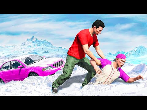 FURTUNA de ZĂPADĂ distruge TOT în GTA 5! ❄️😱