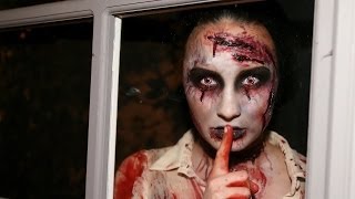 Demi Lovato Creepy Zombie at Halloween Party