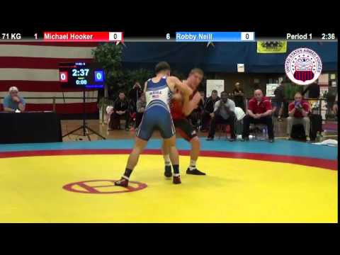 Dual #6 - GR 71 KG - Michael Hooker (Army) vs. Robby Neill (USMC)