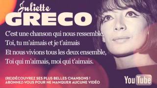 Juliette Gréco - Les feuilles mortes - Paroles (Lyrics)