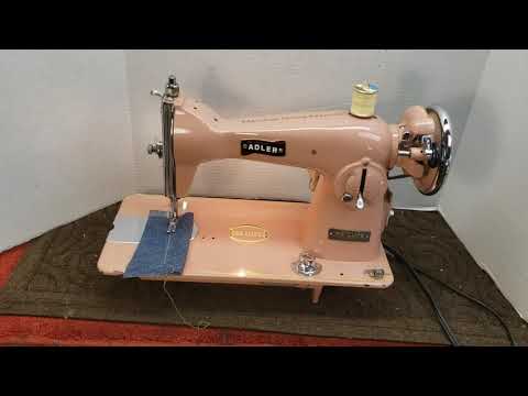 Adler Class 15, Clone, Sewing Machine, final test and how-to