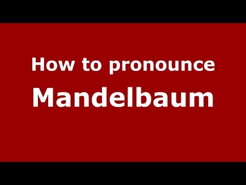 How to pronounce Mandelbaum (Brazilian Portuguese/Brazil)  - PronounceNames.com