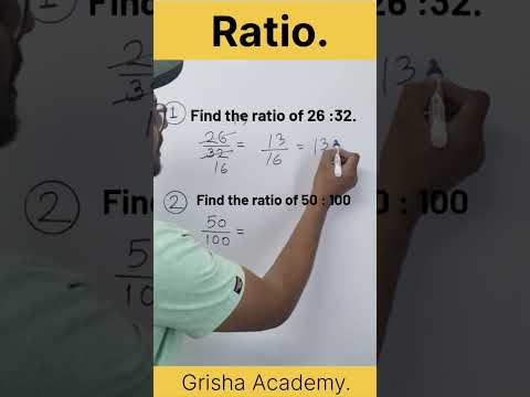 How to find the ratio of two numbers. #maths #mathstrick🤓🤓🤓