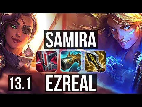 SAMIRA & Rell vs EZREAL & Zoe (ADC) | Penta, 66% winrate, Legendary, 17/5/9 | KR Diamond | 13.1