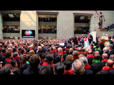 Funeral ceremony for Turkish prosecutor at Istanbul courthouse