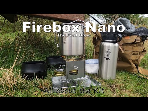 Folding Firebox Nano Gen 2 Stove with Trangia Spirit Burner | First Brew