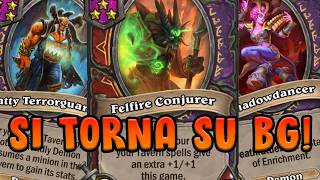 LA PRIMA PARTITA DEL RITORNO SU BG È GIÀ UN DELIRIO! PROVIAMO LA NUOVA PATCH!| Hearthstone ITA