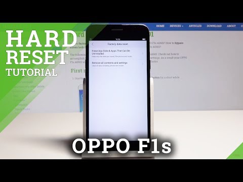 Hard Reset OPPO F1s - Factory Reset Tutorial by OPPO Settings