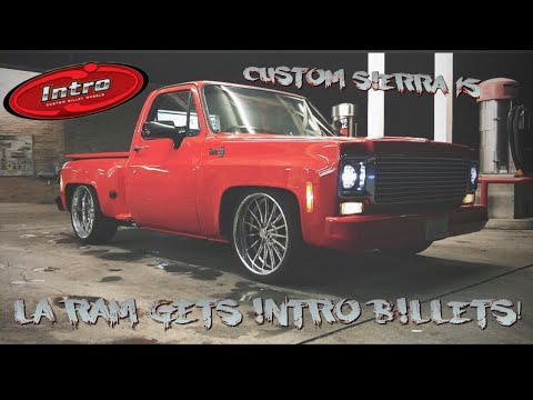 1976 Sierra Custom on Billets || My Ram Gets Intro Custom Billet Wheels!